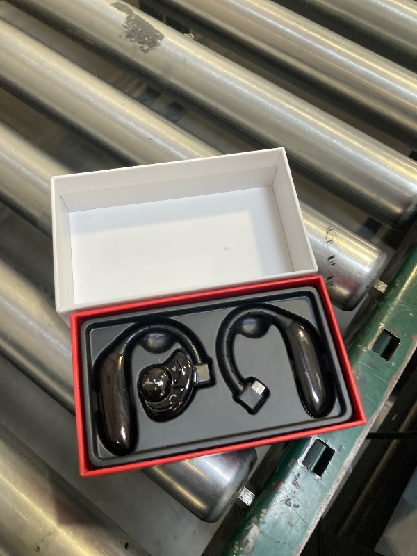 Photo 1 of AMINY Bluetooth Headset,Wireless Bluetooth Earpiece Compatible with iPhone/Android Cell Phones,Auriculares Bluetooth Earpiece 28 Hrs Talking Time V5.3 Wireless Headset,Button Depress Version