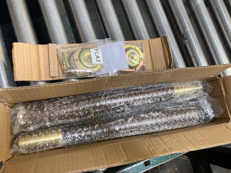 Photo 1 of ALAMHI Wood Furniture Legs 16 inch - Coffee Table Legs - Mid Century Feet Replacement for Legs for Table - Coffee Table, Desk, Chair, Dresser, Ottoman, Cabinet, bench legs, Etc. Brown