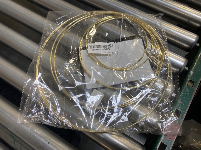 Photo 1 of 8 Pack Large Metal Floral Hoop Wreath Macrame Gold Hoop Rings(6 Inch8 Inch10 Inch 12 Inch) for Making Wedding Wreath Decor and DIY Dream Catcher Wall Hanging Crafts-Gold