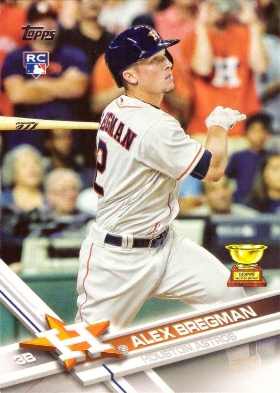 Photo 1 of 2017 Topps Baseball #341 Alex Bregman Rookie Card - 1st Official Rookie Card