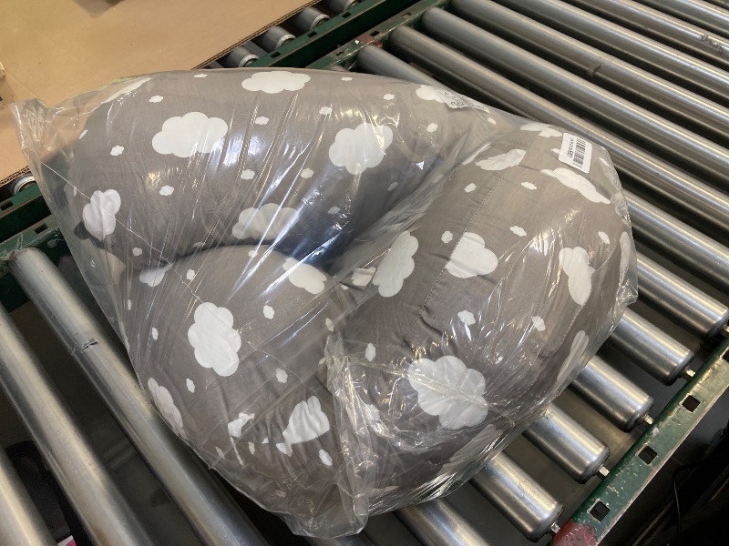 Photo 1 of Momcozy Nursing Pillow for Breastfeeding, Original Plus Size Breastfeeding Pillows for More Support for Mom and Baby, with Adjustable Waist Strap and Removable Cotton Cover, Grey