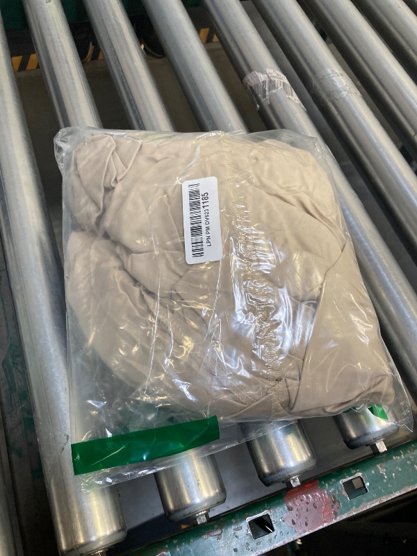 Photo 1 of Bamboo Viscose Cooling Fitted Sheet Twin XL Size Only, 400 Thread Count, 16" Deep Pocket Cooling Bottom Sheets for Hot Sleeper, Silky Soft Breathable (Twin XL, Beige