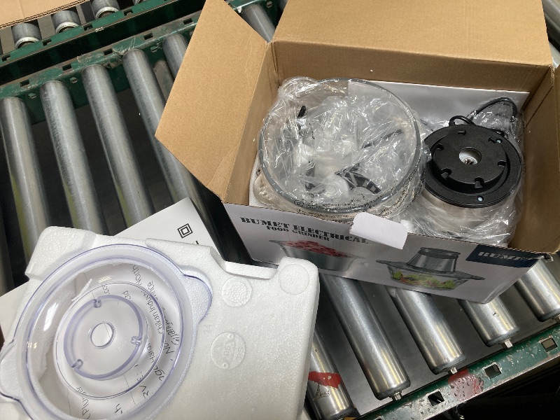 Photo 1 of Electric food processor vegetable chopper 500W 2x8cup bowls 2 bi-layer 4 blades Small Food chopper Electric Meat grinder for home use,Mincing, and Puree for kitchen aid, baby foot, pet food by BUMET