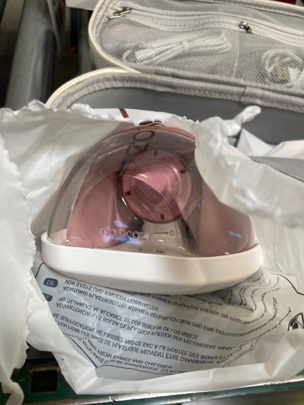 Photo 1 of Momcozy Breast Pump Hands Free Upgraded Mobile Flow | M9, App Discreet Control with Personalized Multi-Modes & 15 Levels, Wearable Breast Pump 24mm, 2 Pack Cozy Red