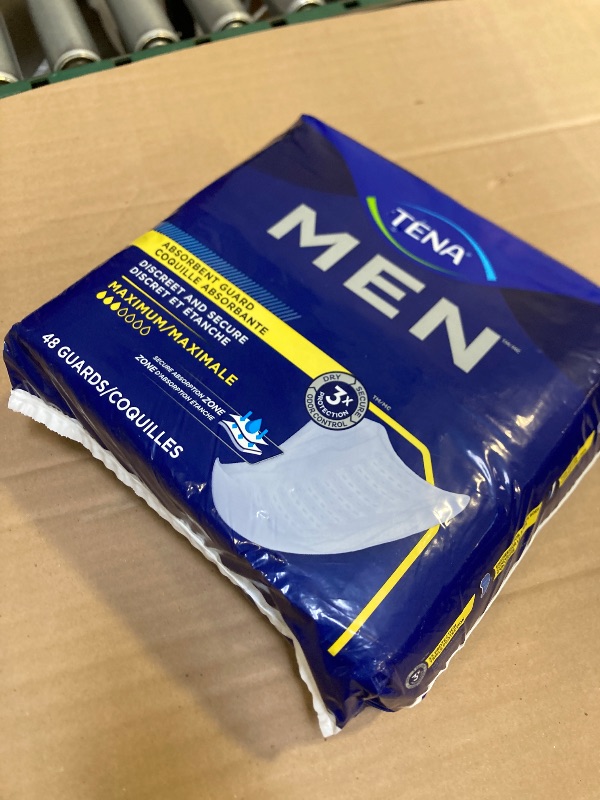 Photo 1 of Tena Incontinence Guards for Men, Moderate Absorbency, 48 Count