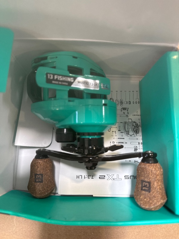 Photo 1 of 13 FISHING - Modus TX2 Baitcast Reel - 7.3:1 Gear Ratio - Left Hand Retrieve (Salt+Fresh) - MODTX2-7.3-LH, Seafoam Green