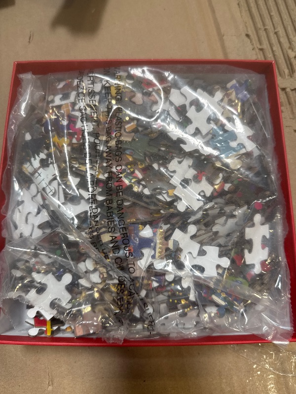 Photo 1 of Galison Winter Lights Foil Puzzle 500 Pieces – Holiday Jigsaw Puzzle Featuring Festive City Scene by Joy Laforme – Thick, Sturdy Pieces Challenging Family Activity Great Gift Idea