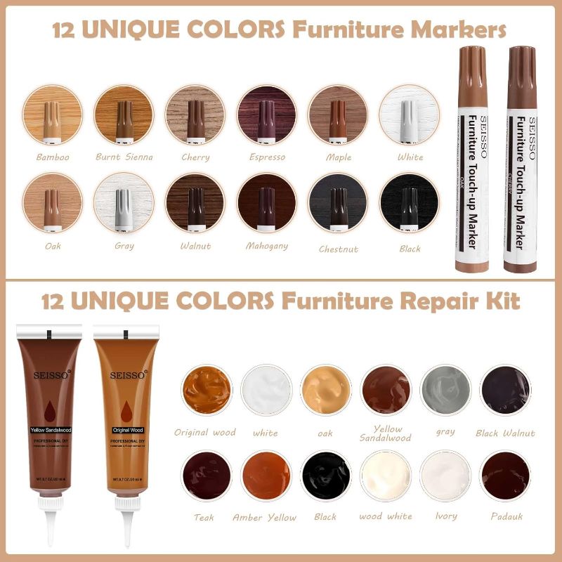 Photo 1 of SEISSO Furniture Repair Kit