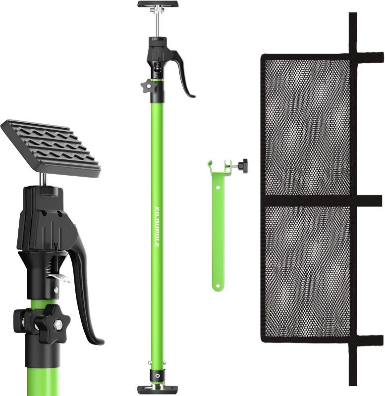Photo 1 of Adjustable Cargo Bars, 40" to 79" Non-Slip Truck Bed Divider, Cargo Bar for Pickup Truck Bed Cargo Bars for SUVs, Trailers, Vans, with Cargo Net Organizer and Divider Bar, 1-Pack
