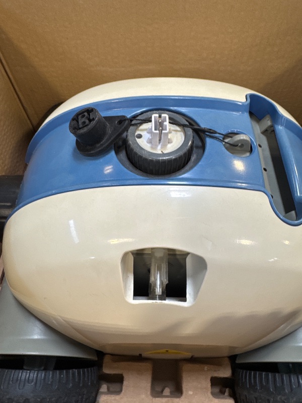 Photo 1 of (2023 Model) Rock&Rocker Cordless Robotic Pool Cleaner?Pool Vacuum with Dual-Drive Motors, Up to 90 Mins Runtime, Powerful Suction, Cleaning for Above or Inground Pools up to 861 Sq Ft, Blue