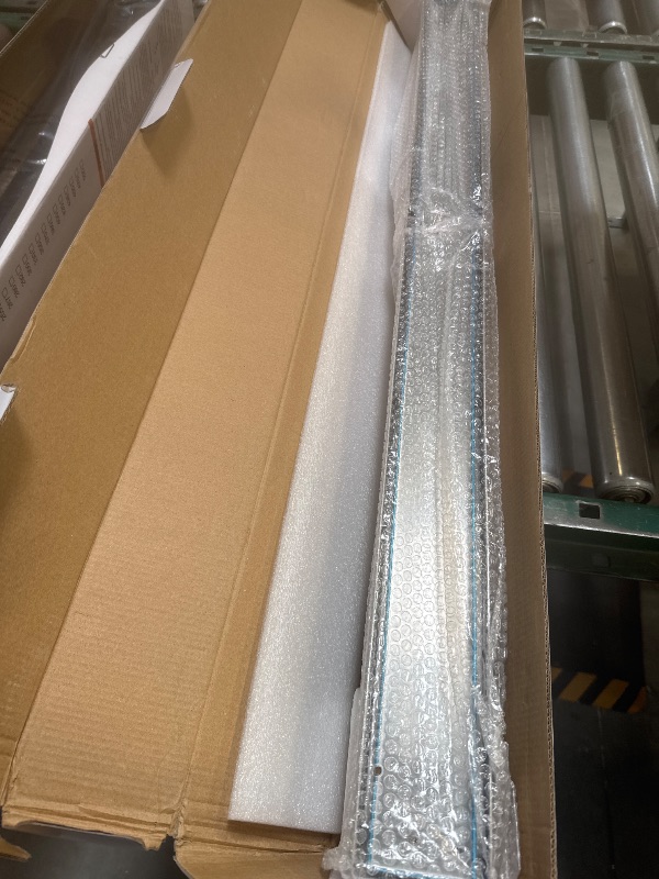 Photo 1 of 36 Inch Linear Shower Drain with Tile Insert Grate,SUS304 Stainless Steel Floor Drain with Ajustable Leveling Feet and Hair Filters,Apply to Any Applications for the need of Waterproofing and Drainage

