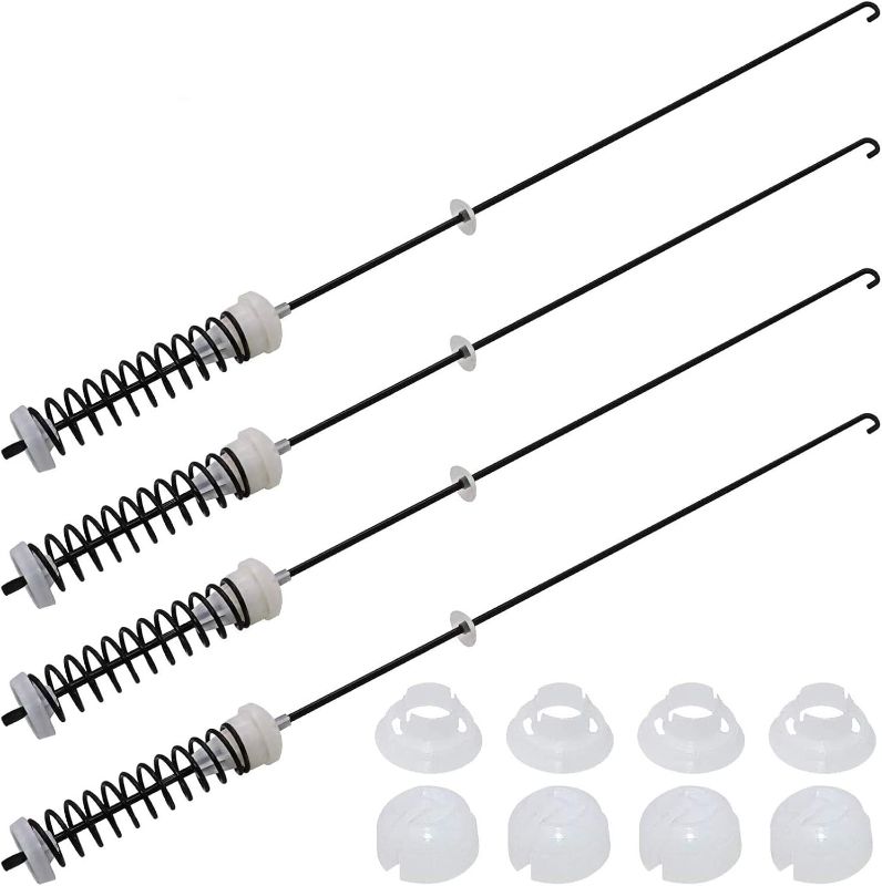 Photo 1 of ?ALLOY UPGRADED?W10780045 WTW4816FW2 NTW4516FW2 NTW4605EW0 NTW4516FW1 WTW4800BQ1 Washer Suspension Rods Kit 4 Pcs by Beaquicy-Washer Parts for Whirlpool Kenmore Suspension Rods RTW4516FW1,11020102310
