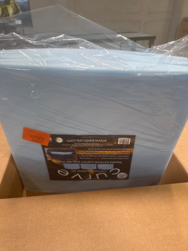 Photo 1 of Stratiform Original Curve Couch Cushion Support for Sagging Seat | Blue Medium Density Foam Insert | 3 Pads | 20x20x2 (x3) | Sag Repair Pad for Couch Sectional Chair | Slip Resistant | Made in USA