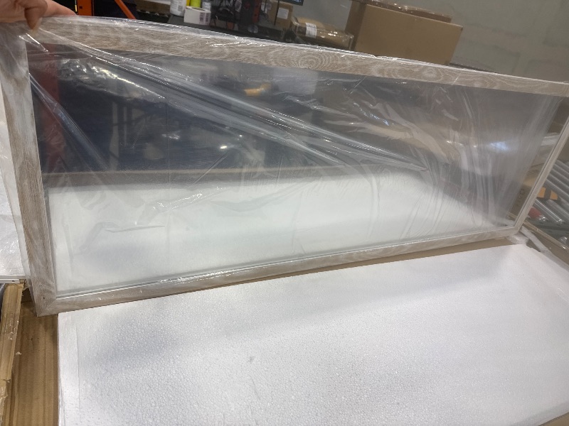 Photo 1 of Door Mirrors, Over the Door Full Length Wall Mirror, 51"x 18" Full Length Mirror Door Hanging Back of Door Mirrors, Wood Frame Long Full Body Mirror for Bedroom Living Room Closet Locker Room Entryway
