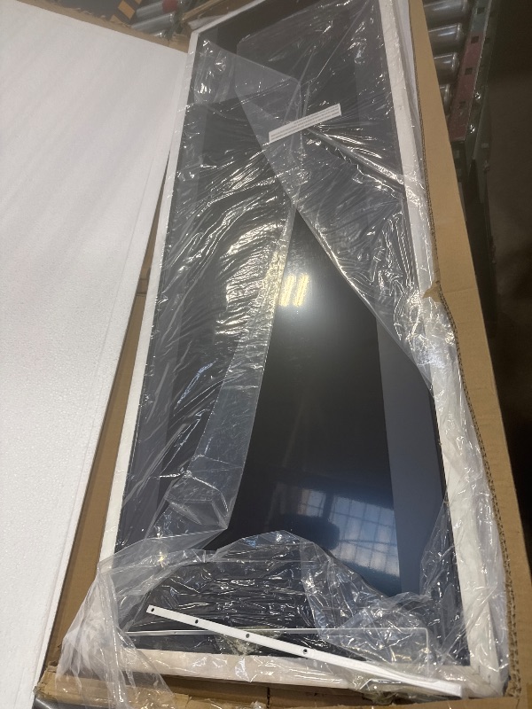 Photo 1 of Door Mirrors, Over the Door Full Length Wall Mirror, 51"x 18" Full Length Mirror Door Hanging Back of Door Mirrors, Wood Frame Long Full Body Mirror for Bedroom Living Room Closet Locker Room Entryway
