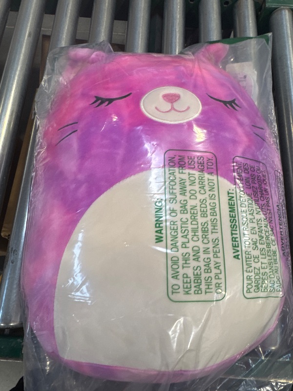 Photo 1 of Squishmallows Large 14-Inch Caeli The Tie Dye Cat - Official Jazwares Plush - Collectible Soft & Squishy Kitty Stuffed Animal Toy - Add to Your Squad - Gift for Kids, Girls & Boys