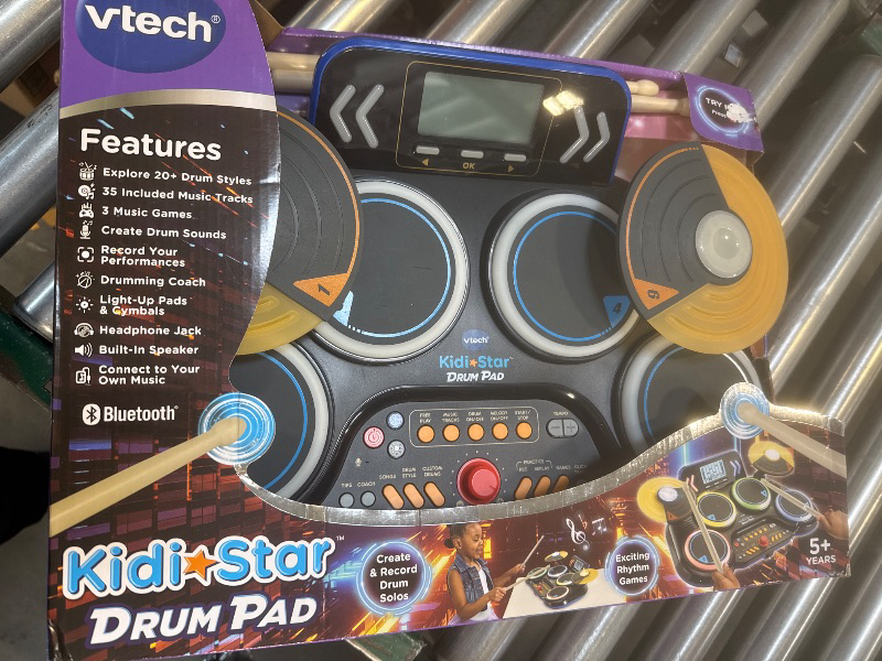 Photo 1 of VTech Kidi Star Drum Pad, Black