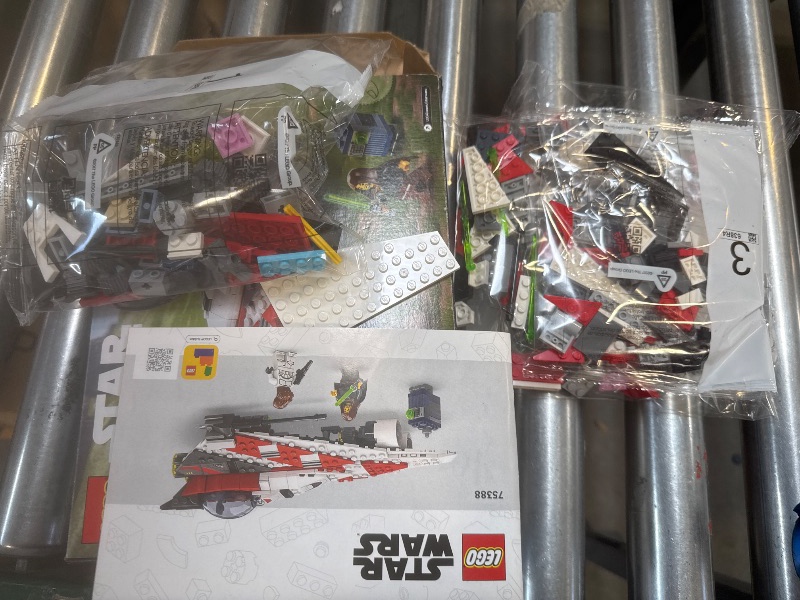 Photo 1 of LEGO Star Wars Jedi Bob’s Starfighter Buildable Toy Vehicle, Brick Built Star Wars Starship with Jedi Bob Minifigure, Birthday Gift Idea for Boys, Girls or Any Fan Ages 8 and Up, 75388