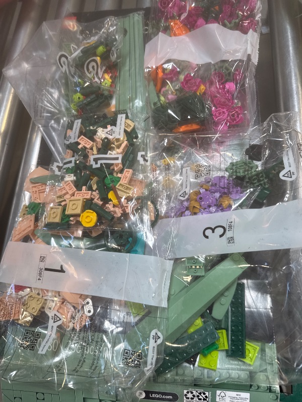 Photo 1 of LEGO Icons Flower Bouquet Building Set - Artificial Flowers for Decoration for Home and Display, Ages 18+ - Gift for Mother's Day - Small Fake Flowers for Table, Desk, Office - 10280