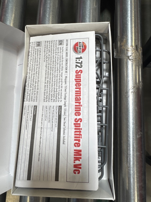 Photo 1 of Airfix Model Airplane Kit Gift Set - A02108A Supermarine Spitfire Mk.Vc, Plastic Plane Model Kits for Adults & Kids 14+, Skill Level 1, 1:72 Scale WW2 Military Aircraft Models for Beginners