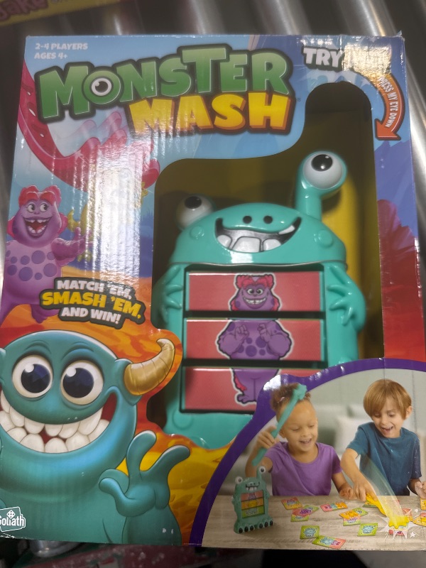 Photo 1 of Goliath Monster Mash Game - Fast-Paced Card Game - Be First to Smash The Matching Monster Card, 2-4 Players, Ages 4 and Up