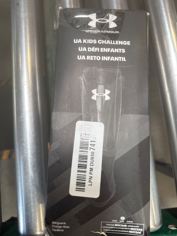 Photo 1 of UA Challenge Shin Guard YTH Black/Castle Rock L