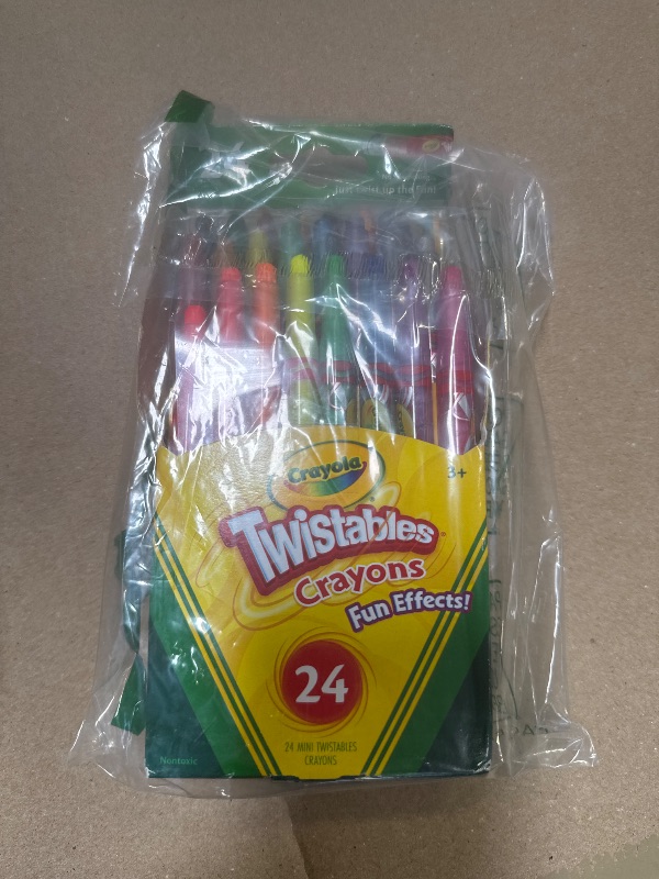 Photo 1 of Crayola Twistables Crayons (24ct), Special Effects Crayons for Kids, No Sharpening Coloring Supplies, Less Mess, Gifts for Kids