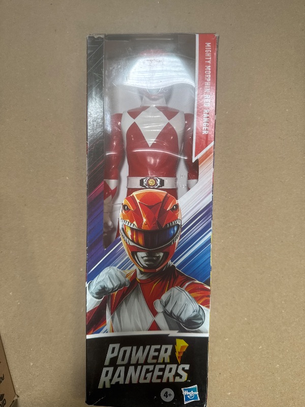 Photo 1 of Power Rangers Mighty Morphin Red Ranger 12-Inch Action Figure Toy Inspired by Classic TV Show, with Power Sword Accessory