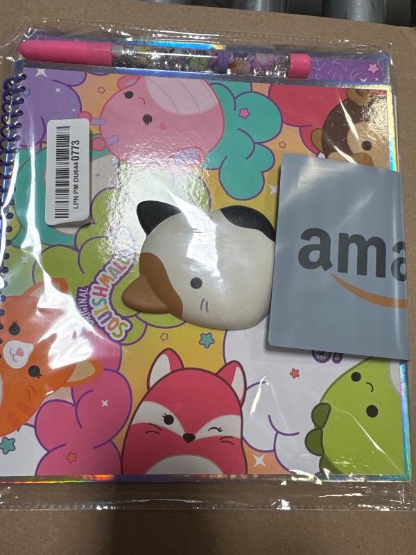 Photo 1 of Squishmallows Original Sketchbook, Over 20 Stationery Supplies, Features Scrapbook Stickers, Cam the Cat Fidget Toy, Drawing Paper, Great Kids Craft, Coloring Books for Kids Ages 4-8