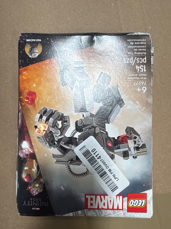Photo 1 of LEGO Marvel War Machine Mech Armor, Buildable Marvel Action Figure Toy for Kids with 3 Stud Shooters, Legendary Character from The MCU, Marvel Gift for Boys and Girls Aged 6 and Up, 76277