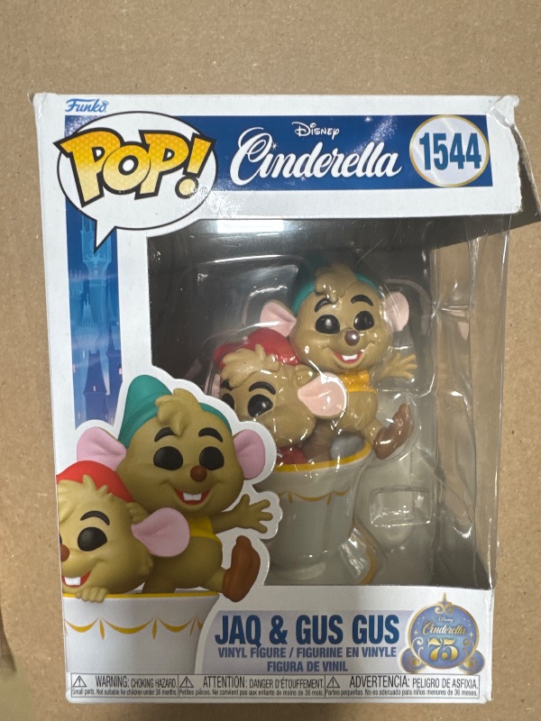 Photo 1 of Funko Pop Disney: Cinderella's 75th Anniversary - Jaq and Gus Gus - Collectable Vinyl Figure - Gift Idea - Official Merchandise - Toys for Kids & Adults - Cartoon/Animation Fans