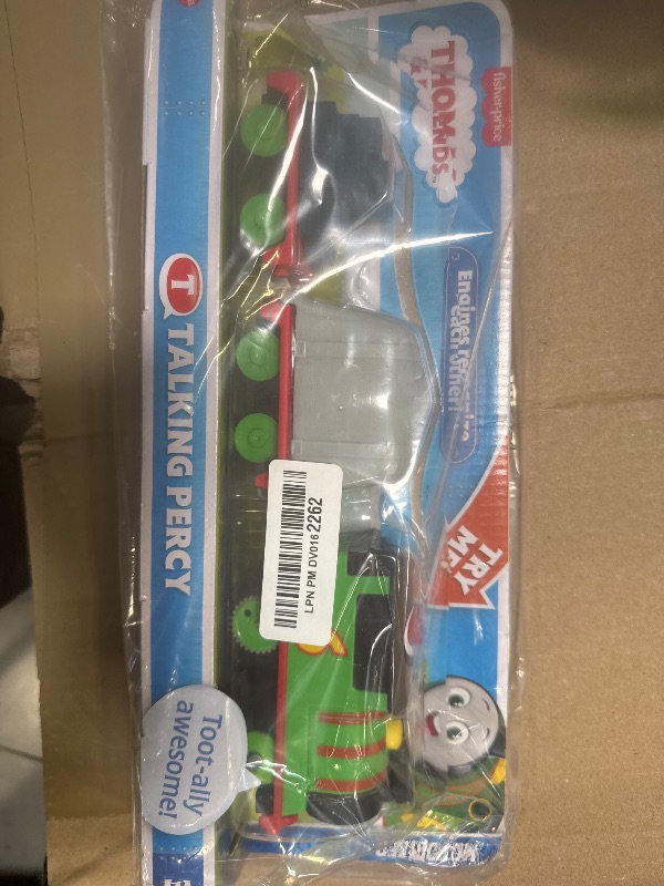 Photo 1 of ?Thomas & Friends Motorized Toy Train Talking Percy Battery-Powered Engine with Sounds & Phrases for Pretend Play Preschool Kids Ages 3+ Years