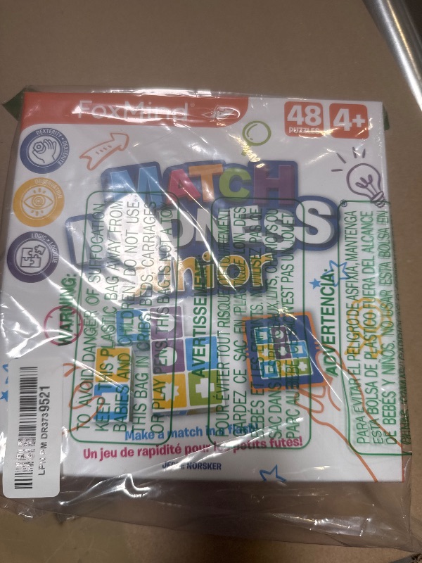 Photo 1 of FoxMind Games: Match Madness Junior, A Pattern Matching Puzzle Game, Make The Match in a Flash, Develops Visual Recognition and fine Motor Skills, Play with up to 4 Players, for Ages 4 and up