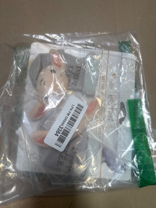 Photo 1 of Kids Preferred Harry Potter Dobby Baby Infant Rattle Socks with Dobby Plush Rattle and Dobby is Free - Soft Baby Sock Feet Rattles Encourage Leaning Development Newborn to 9 Months
