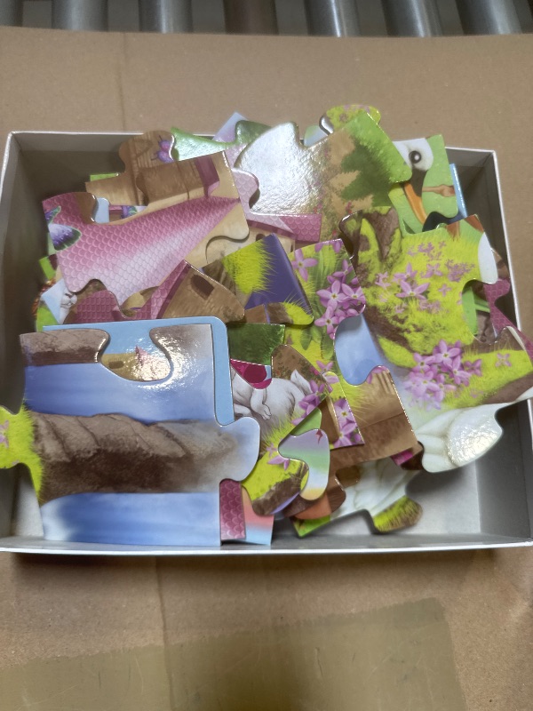 Photo 1 of Melissa & Doug Fairy Tale Castle Jumbo Jigsaw Floor Puzzle (48 pcs, 2 x 3 feet) - FSC Certified