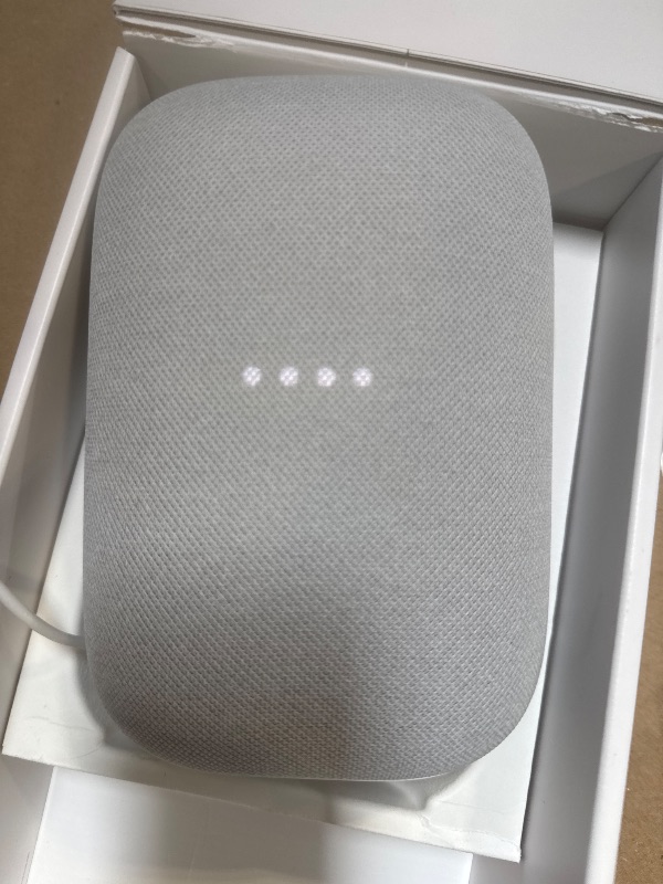 Photo 1 of Google Nest Audio - Smart Speaker - Chalk
