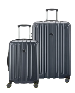 Photo 1 of Delsey Paris Accelerate 2-piece Hardside Spinner Luggage Set, Dark Gray