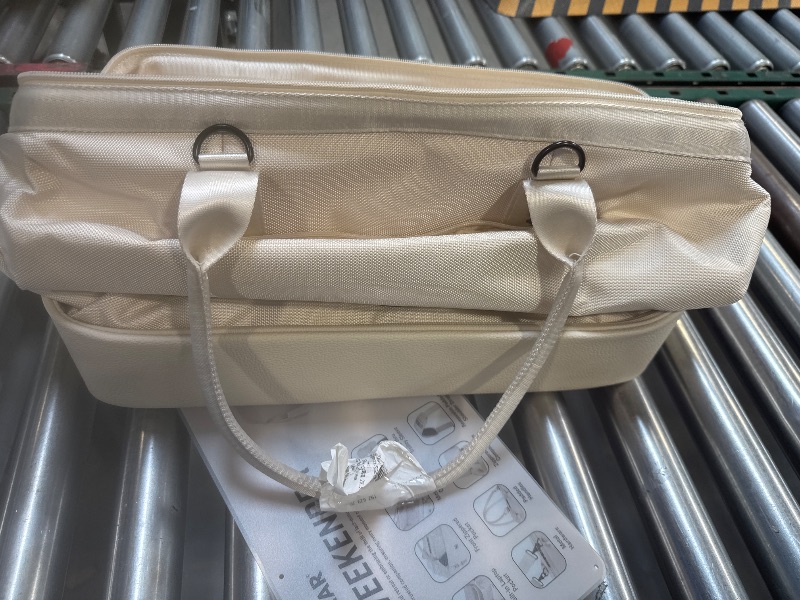 Photo 1 of Swissgear Weekender Travel Tote Bag, Cream, 10"Wx18"LX13"H
