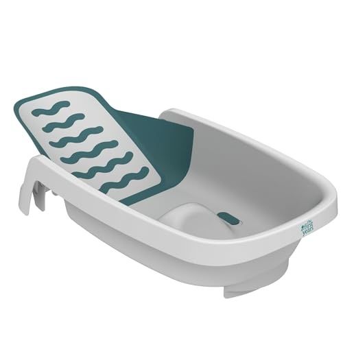 Photo 1 of The First Years Sure Comfort 4-in-1 Reclining Newborn to Toddler Baby Bathtub - White
