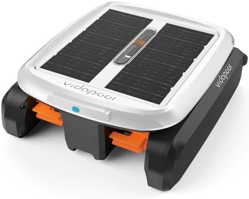 Photo 1 of Solar Powered Automatic Robotic Pool Skimmer Cleaner,Solar Pool Surface Cleaner Dual Mode with Navigation Sensor Daytime?Overnight Continuous Cleaning Ideal for All Swimming Pool-White
