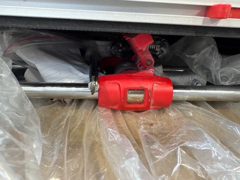 Photo 1 of 48'' Double Track Manual Tile Cutter with Laser Cutting Guide Porcelain Tile Cutter with Split Platen,Double Aluminum Base
