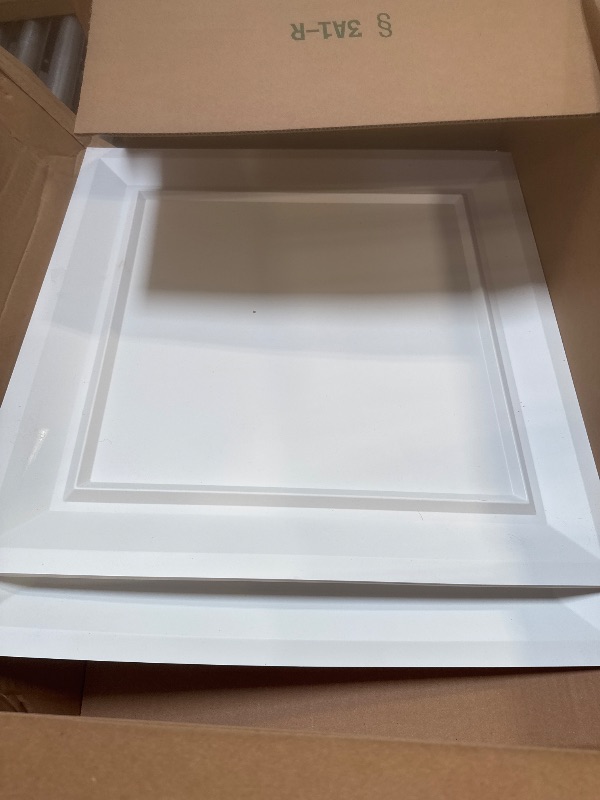 Photo 1 of Ceiling Tile in Plain White SET OF 11 
