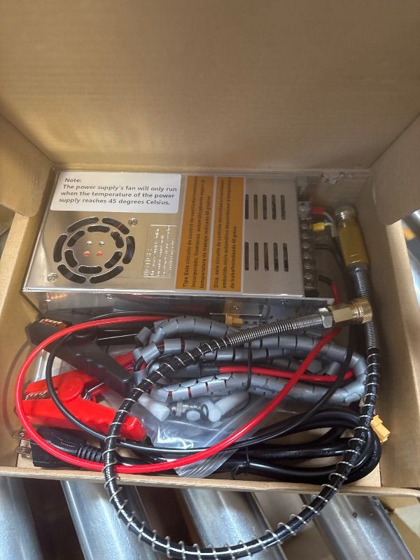Photo 1 of Pcp air compressor 4500PSI Portable PCP Compressor, 12V DC/110V AC PCP Airgun Compressor Manual-stop, w/External Power Adapter, Built-in Fan, Suitable for Paintball, Air Rifle, Scuba Bottle
