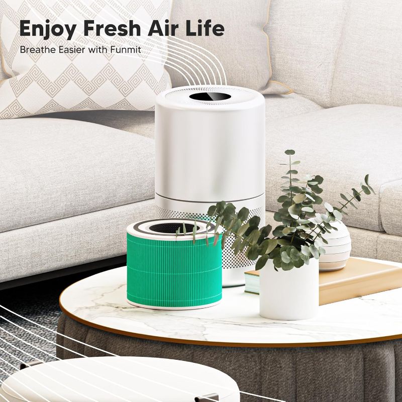Photo 1 of Core 300 Toxin Absorber Replacement Filter for LEVOIT Core 300, Core 300S and Core 300-P Air Purifier, 3-in-1 H13 True HEPA Filter Replacement, Compared to Part # Core 300-RF-TX, 2 Pack, Green