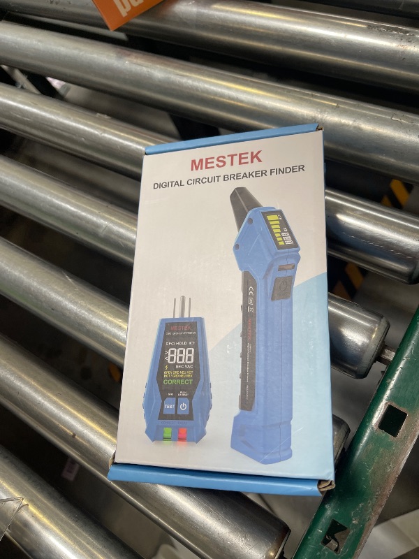 Photo 1 of MESTEK Circuit Breaker Finder, Electrical Circuit Tracer Tool Kit with Integrated GFCI Outlet Tester, Works on AC 90-120V, Circuit Tester with Buzzer Alarm & Color LCD Display, Includes Carrying Case