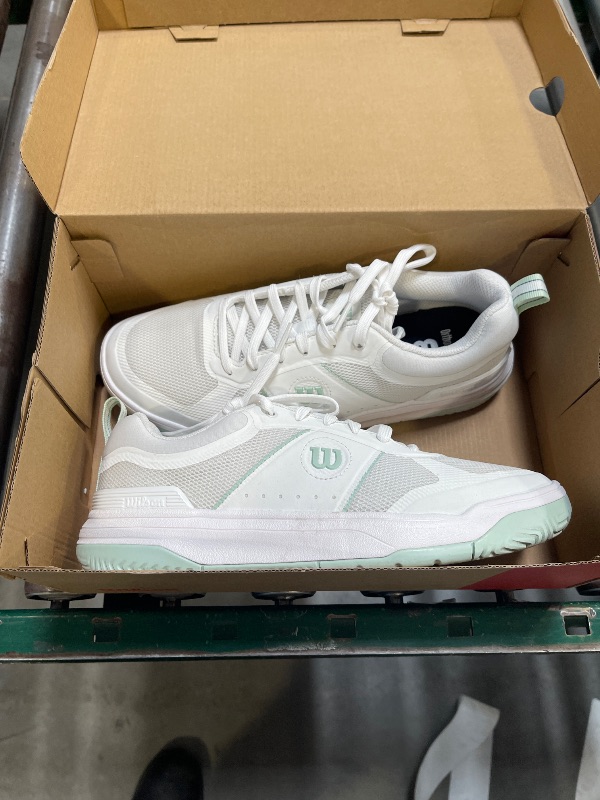 Photo 1 of WILSON Women's Pickle Pro Sneaker, White/Surf Spray, 9.5