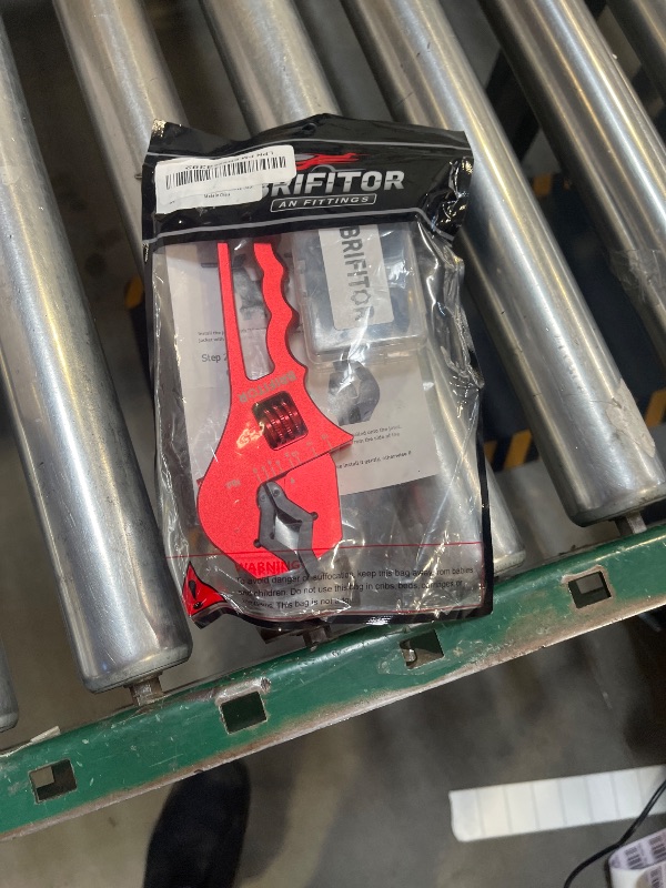 Photo 1 of BRIFITOR Non-Marring AN Fittings Wrench Adjustable Aluminum AN Wrench For 3AN-12AN Hose Fittings End With Replaceable Hex Type & Flat Type Jaw Protectors, Red.