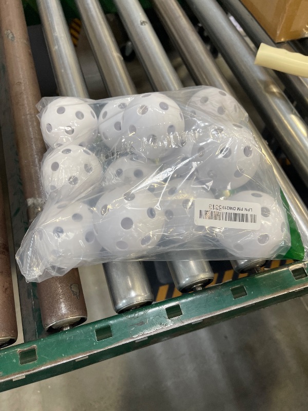 Photo 1 of Champion Sports 9" Hollow Plastic Baseballs - Athletic Baseball Equipment - Practice Baseballs Plastic Hollow - Regulation Size Balls - Fun for All Ages - Lightweight/Durable - Pack of 12