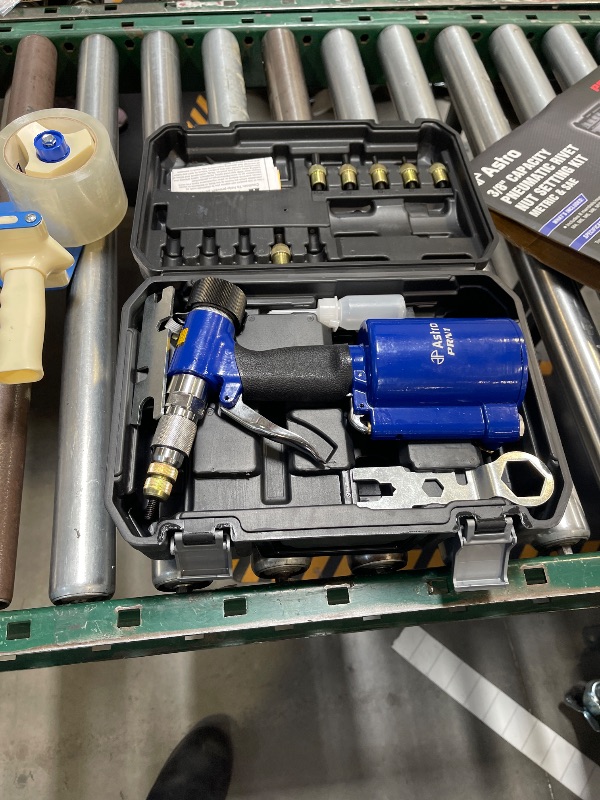 Photo 1 of Astro Pneumatic Tool PRN1 3/8" Capacity Pneumatic Rivet Nut Setting Kit - Metric & SAE