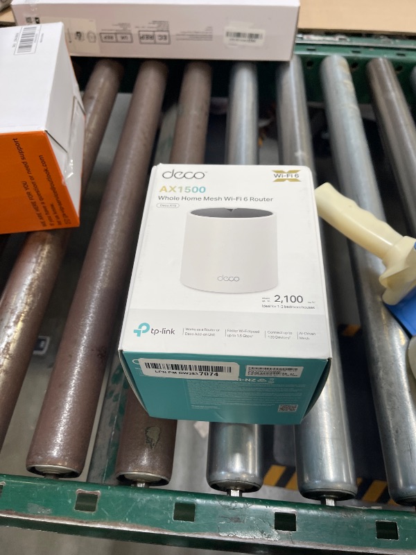 Photo 1 of TP-Link Dual-Band AX1500 WiFi 6 Mesh Wi-Fi System (Deco X15) | Replaces Routers and Extenders | Covers up to 2,100 sq.ft. | 2 Gigabit ports per unit, supports Ethernet Backhaul | 2024 Release (1-Pack)